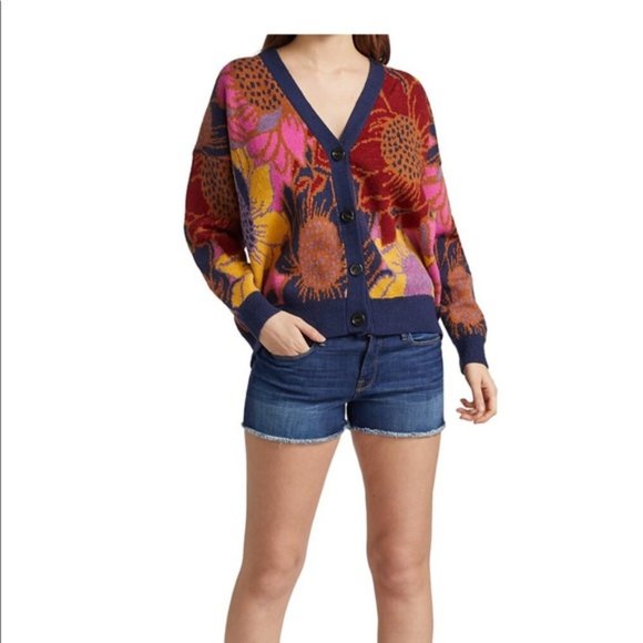 Farm Rio Floral Dots Cardigan - Picture 5 of 6